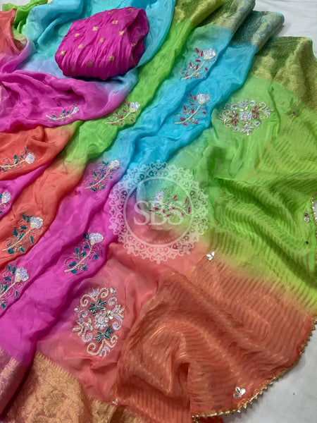 PURE HO SILK ZARI SAREE