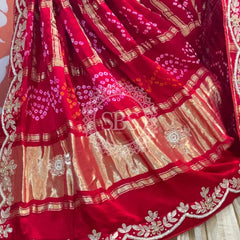 PURE TISSUE LEHENGA WITH PURE GAZI DUPATTA