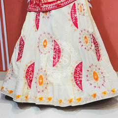 PURE TISSUE LEHENGA WITH PURE GAZI DUPATTA