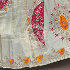 PURE TISSUE LEHENGA WITH PURE GAZI DUPATTA