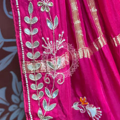 PURE TISSUE LEHENGA WITH PURE GAZI DUPATTA
