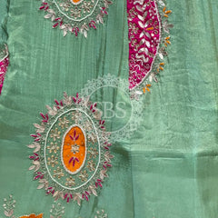 PURE TISSUE LEHENGA WITH PURE GAZI DUPATTA