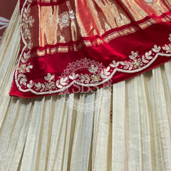 PURE TISSUE LEHENGA WITH PURE GAZI DUPATTA