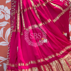 PURE TISSUE LEHENGA WITH PURE GAZI DUPATTA