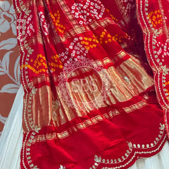 PURE TISSUE LEHENGA WITH PURE GAZI DUPATTA