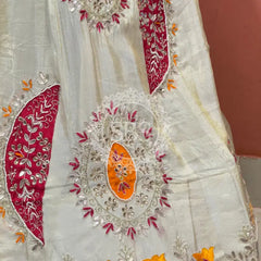 PURE TISSUE LEHENGA WITH PURE GAZI DUPATTA