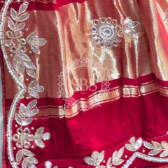 PURE TISSUE LEHENGA WITH PURE GAZI DUPATTA