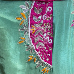 PURE TISSUE LEHENGA WITH PURE GAZI DUPATTA