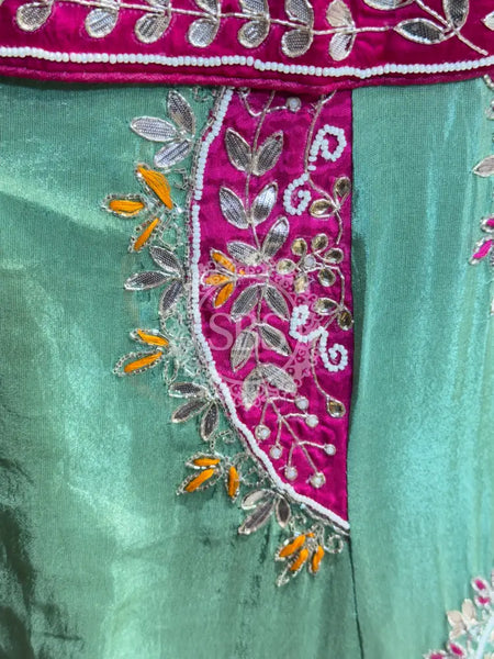 PURE TISSUE LEHENGA WITH PURE GAZI DUPATTA