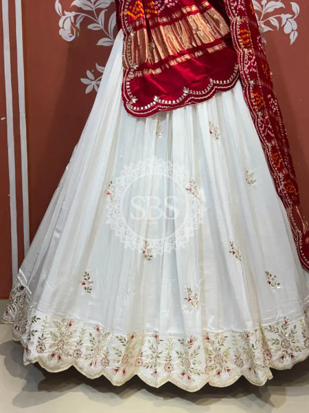 PURE TISSUE LEHENGA WITH PURE GAZI DUPATTA