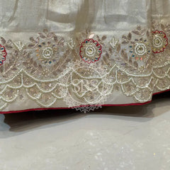 PURE TISSUE LEHENGA WITH PURE GAZI DUPATTA