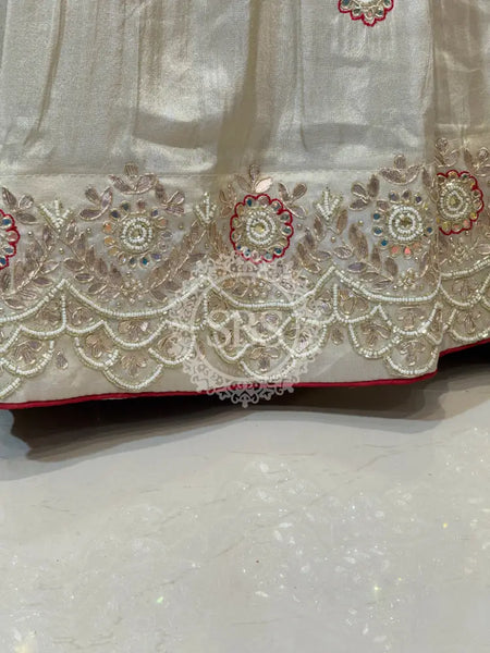 PURE TISSUE LEHENGA WITH PURE GAZI DUPATTA