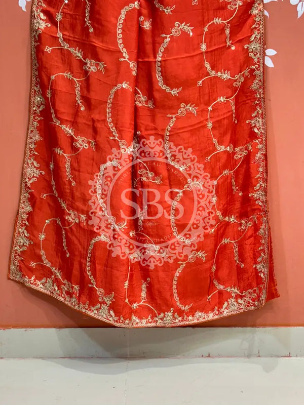 PURE UPADA SILK HANDWORK SAREE