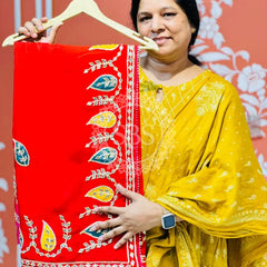 PURE UPADA SILK KACCHI PATTI SAREE