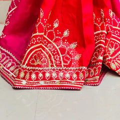 PURE UPADA SILK KACCHI PATTI SAREE