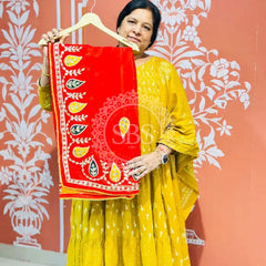 PURE UPADA SILK KACCHI PATTI SAREE