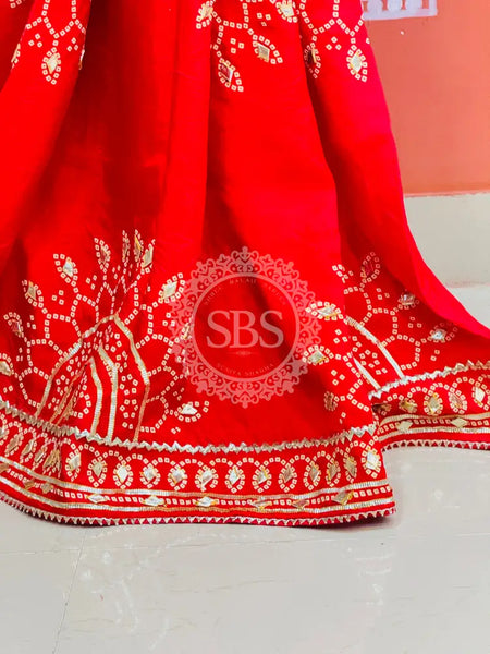 PURE UPADA SILK KACCHI PATTI SAREE