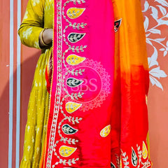 PURE UPADA SILK KACCHI PATTI SAREE