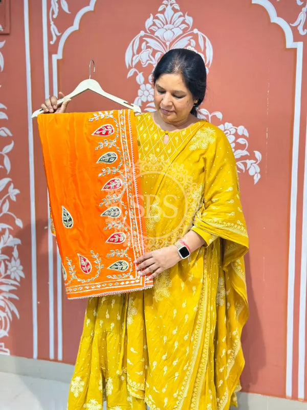 PURE UPADA SILK KACCHI PATTI SAREE
