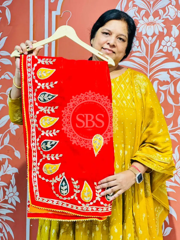 PURE UPADA SILK KACCHI PATTI SAREE