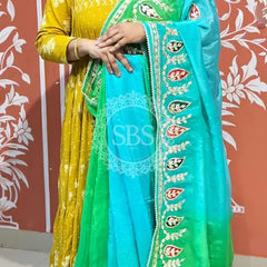 PURE UPADA SILK KACCHI PATTI SAREE