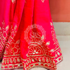 PURE UPADA SILK KACCHI PATTI SAREE