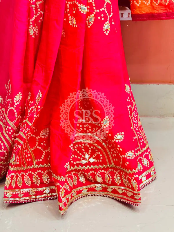 PURE UPADA SILK KACCHI PATTI SAREE