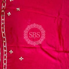 PURE UPADA SILK KACCHI PATTI SAREE