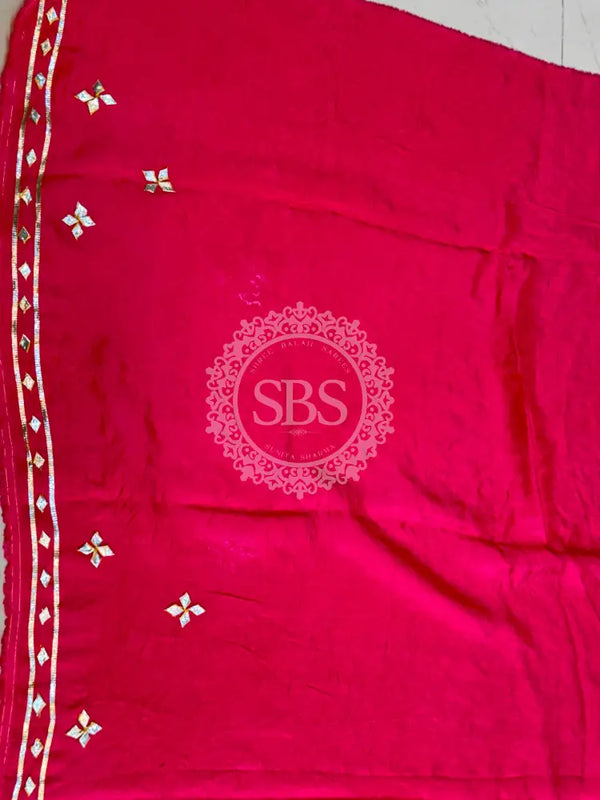 PURE UPADA SILK KACCHI PATTI SAREE