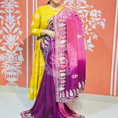 PURE UPADA SILK KACCHI PATTI SAREE