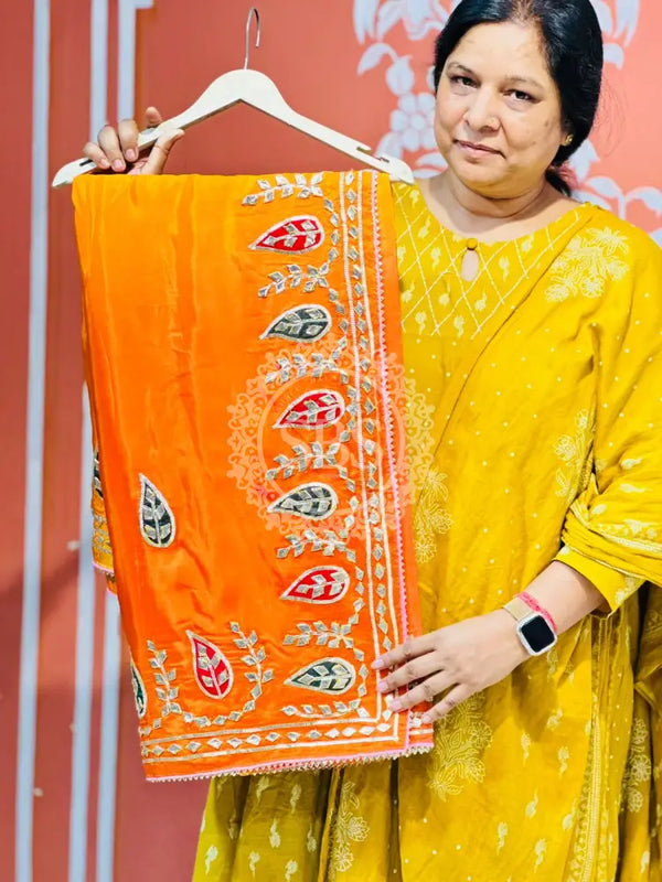 PURE UPADA SILK KACCHI PATTI SAREE