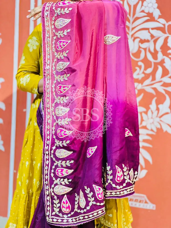 PURE UPADA SILK KACCHI PATTI SAREE