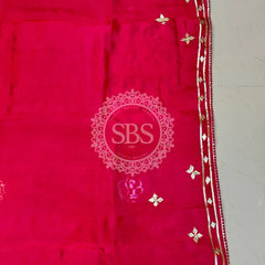 PURE UPADA SILK KACCHI PATTI SAREE