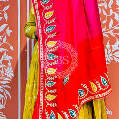 PURE UPADA SILK KACCHI PATTI SAREE