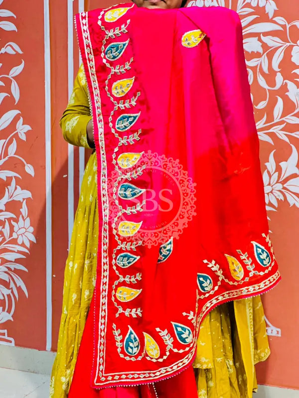 PURE UPADA SILK KACCHI PATTI SAREE