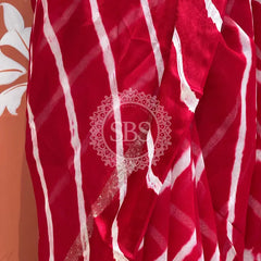 PURE VISCOS GEORGETTE LEHERIYA SAREE