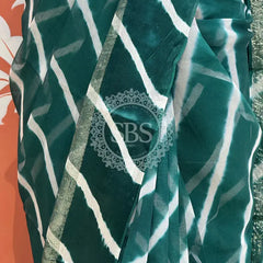 PURE VISCOS GEORGETTE LEHERIYA SAREE