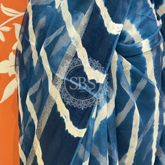 PURE VISCOS GEORGETTE LEHERIYA SAREE