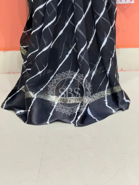 PURE VISCOS GEORGETTE LEHERIYA SAREE