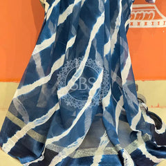 PURE VISCOS GEORGETTE LEHERIYA SAREE