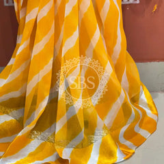 PURE VISCOS GEORGETTE LEHERIYA SAREE