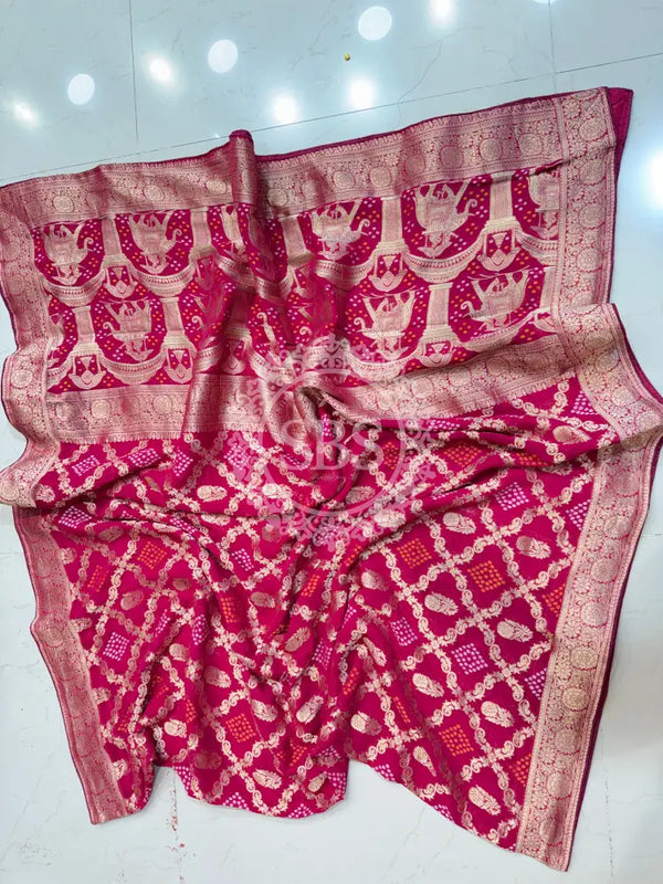 PURE VISCOS KHADDI GEORGETTE DUPATTA