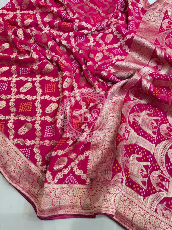 PURE VISCOS KHADDI GEORGETTE DUPATTA