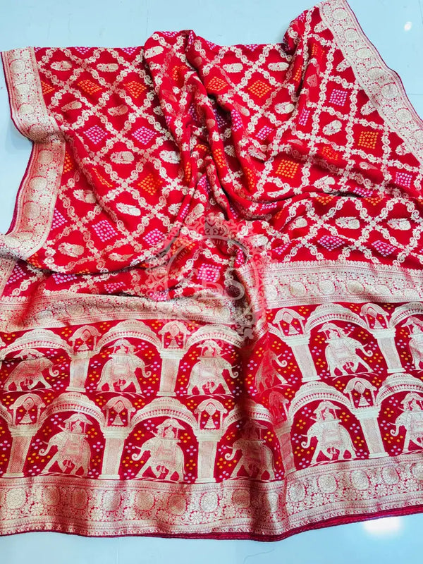 PURE VISCOS KHADDI GEORGETTE DUPATTA