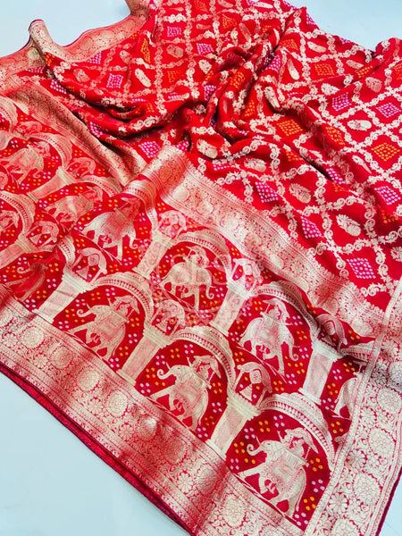 PURE VISCOS KHADDI GEORGETTE DUPATTA