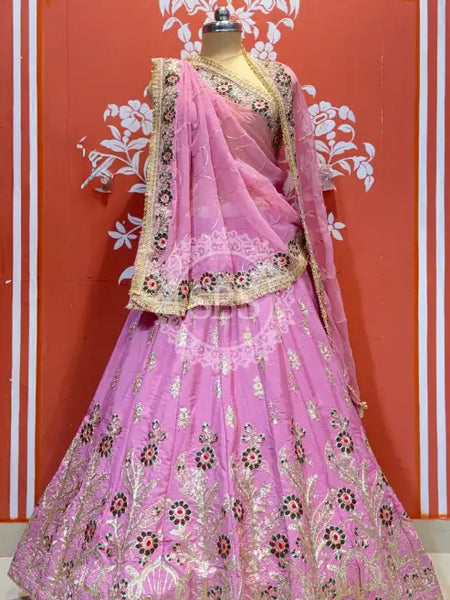 RAJWARI MARWARI ROYAL LEHENGA Pink