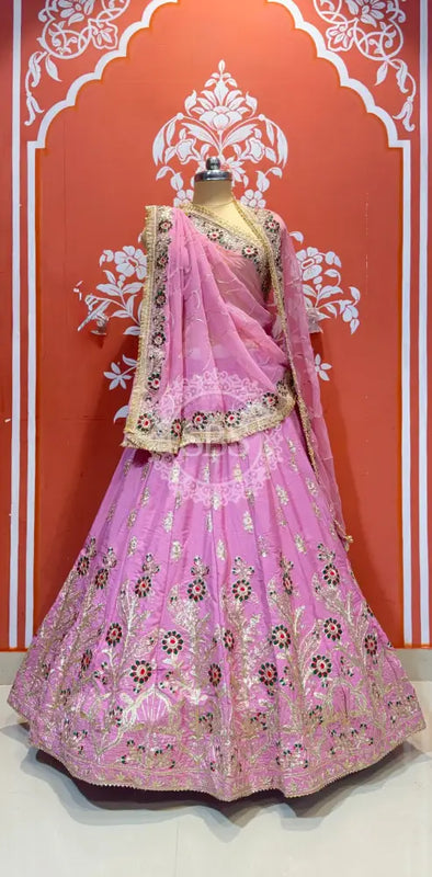 RAJWARI MARWARI ROYAL LEHENGA Pink