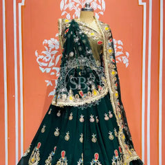 RAJWARI MARWARI ROYAL LEHENGA Teal