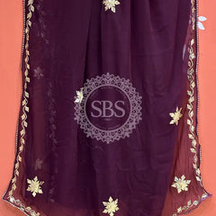 ROYAL GEORGETTE BOOTA SAREE