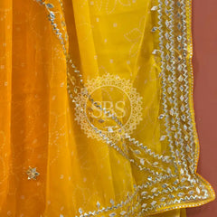 ROYAL GEORGETTE KACHI PATTI SAREE